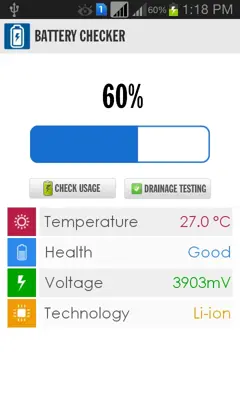 Battery Checker android App screenshot 2