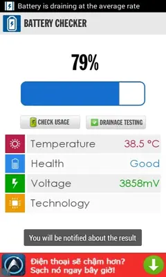 Battery Checker android App screenshot 3